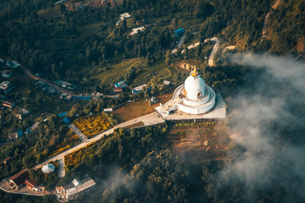 World Peace Pagoda Pokhara – Shanti Stupa Hilltop View | Mitra Travels Raxaul