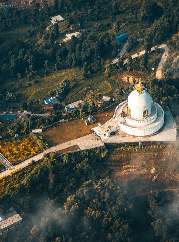 World Peace Pagoda Pokhara – Shanti Stupa Hilltop View | Mitra Travels Raxaul